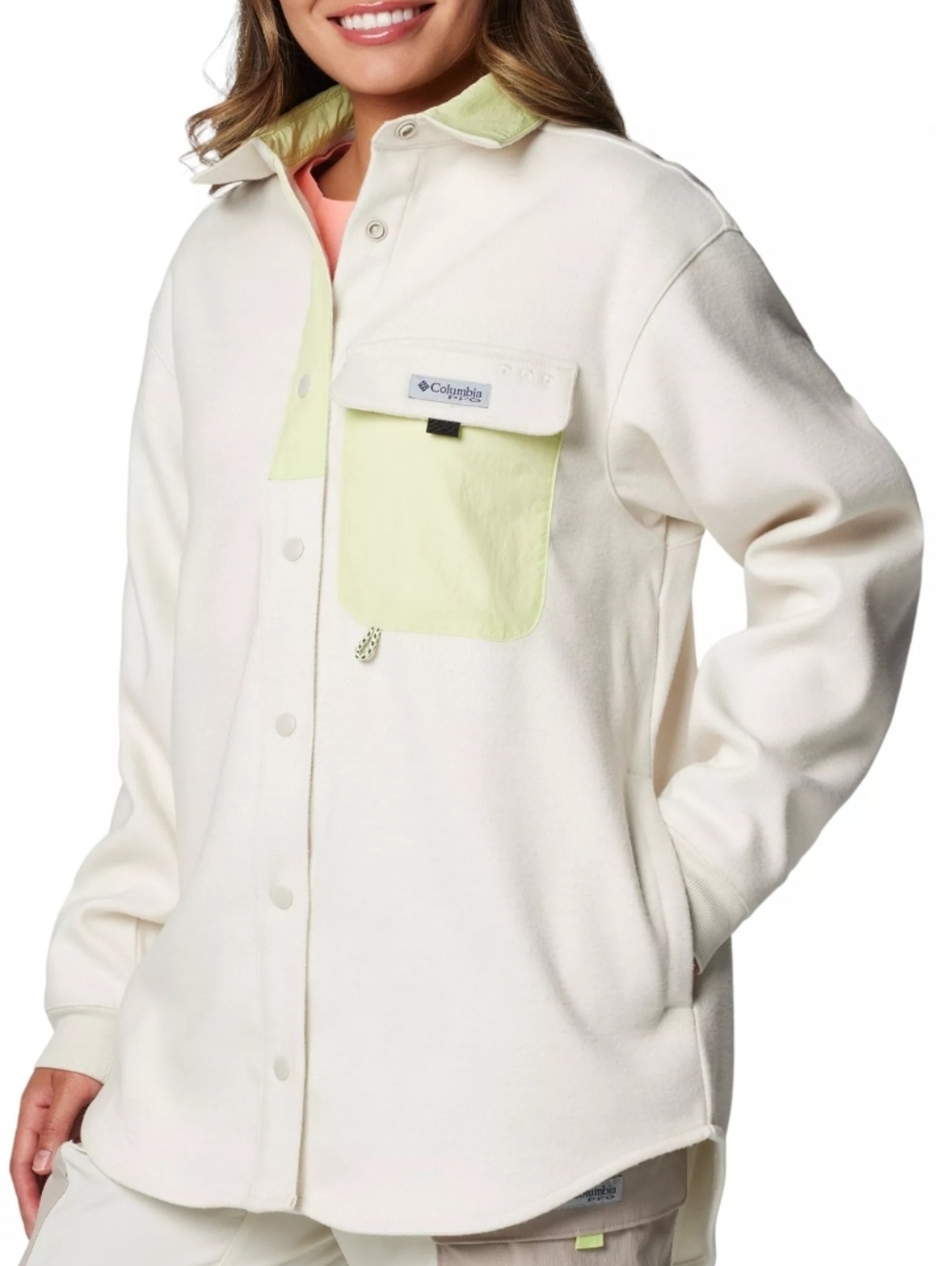 Columbia PFG Heavy Fleece Shacket